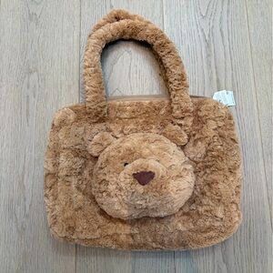 Jellycat Plush Brown Tote Bag
